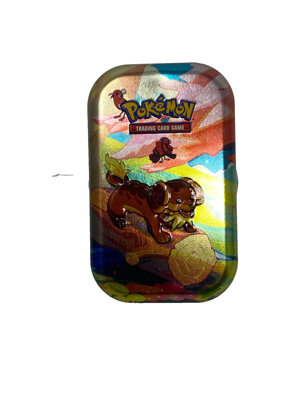 Pokemon Vibrant Paldea Mini Tin EMPTY Fidough Art Collectible Tin Only No Card